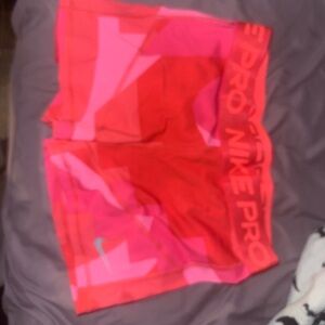 Nike bright pink shorts